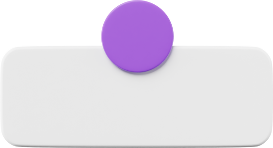 Purple Minimalist 3D Rounded Rectangle Shape Placeholder