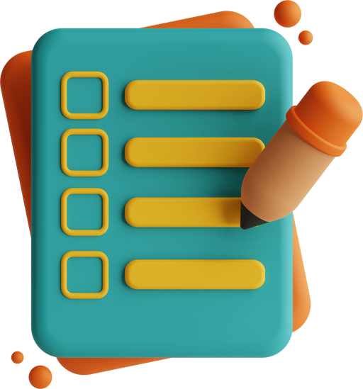 list 3d icon